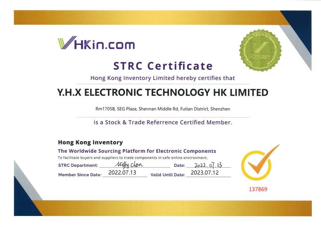 Y.H.X ELECTRONIC TECHNOLOGY HK LIMITED Company Profile